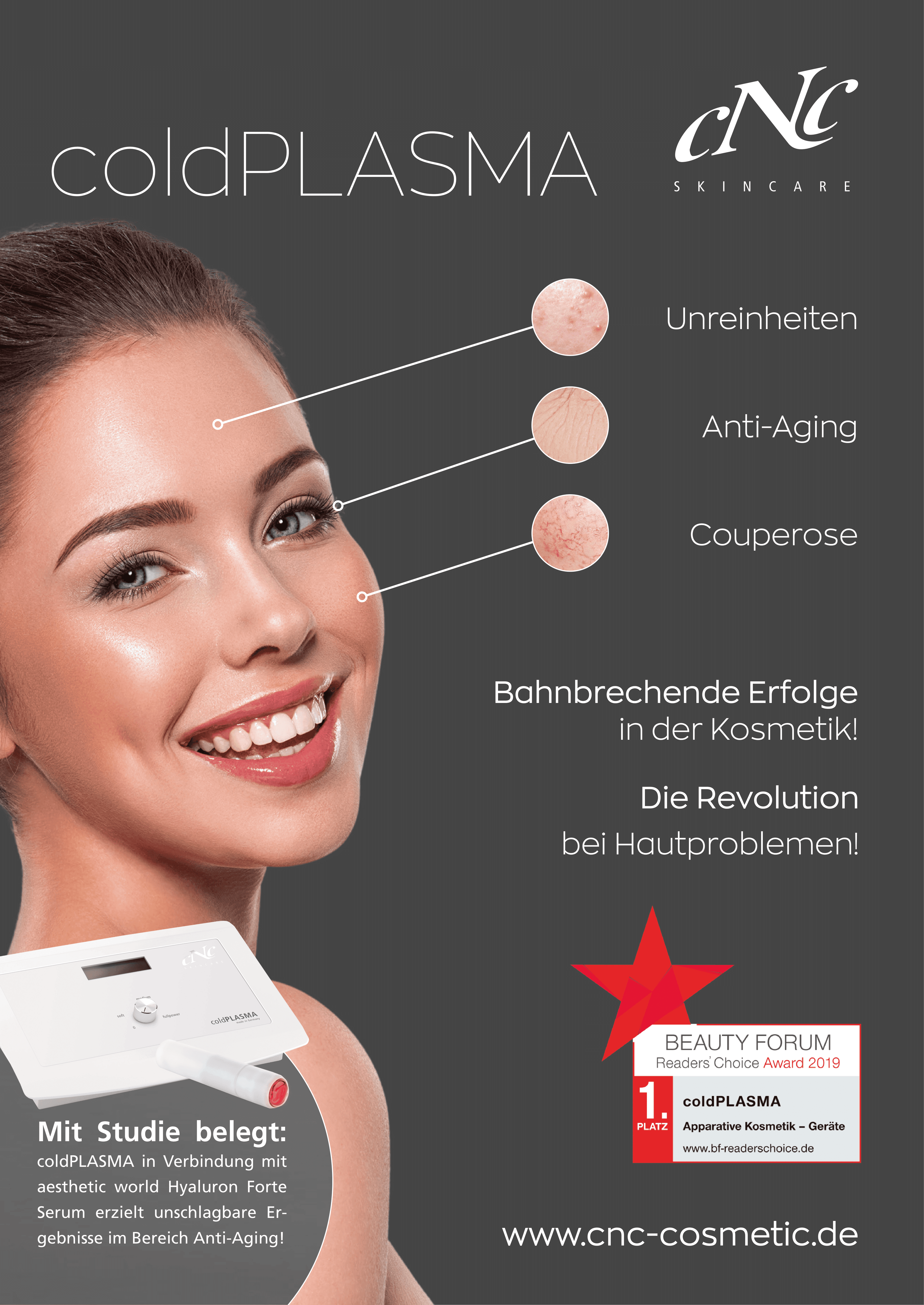 Werbebanner vom Kaltplasma Pen